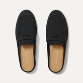 The Penny Loafer Mule - Black