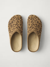 The Casual Clog - ReVelvet™ Khaki Cat