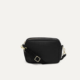 The Crossbody Camera Bag - Black Licorice Open-Knit