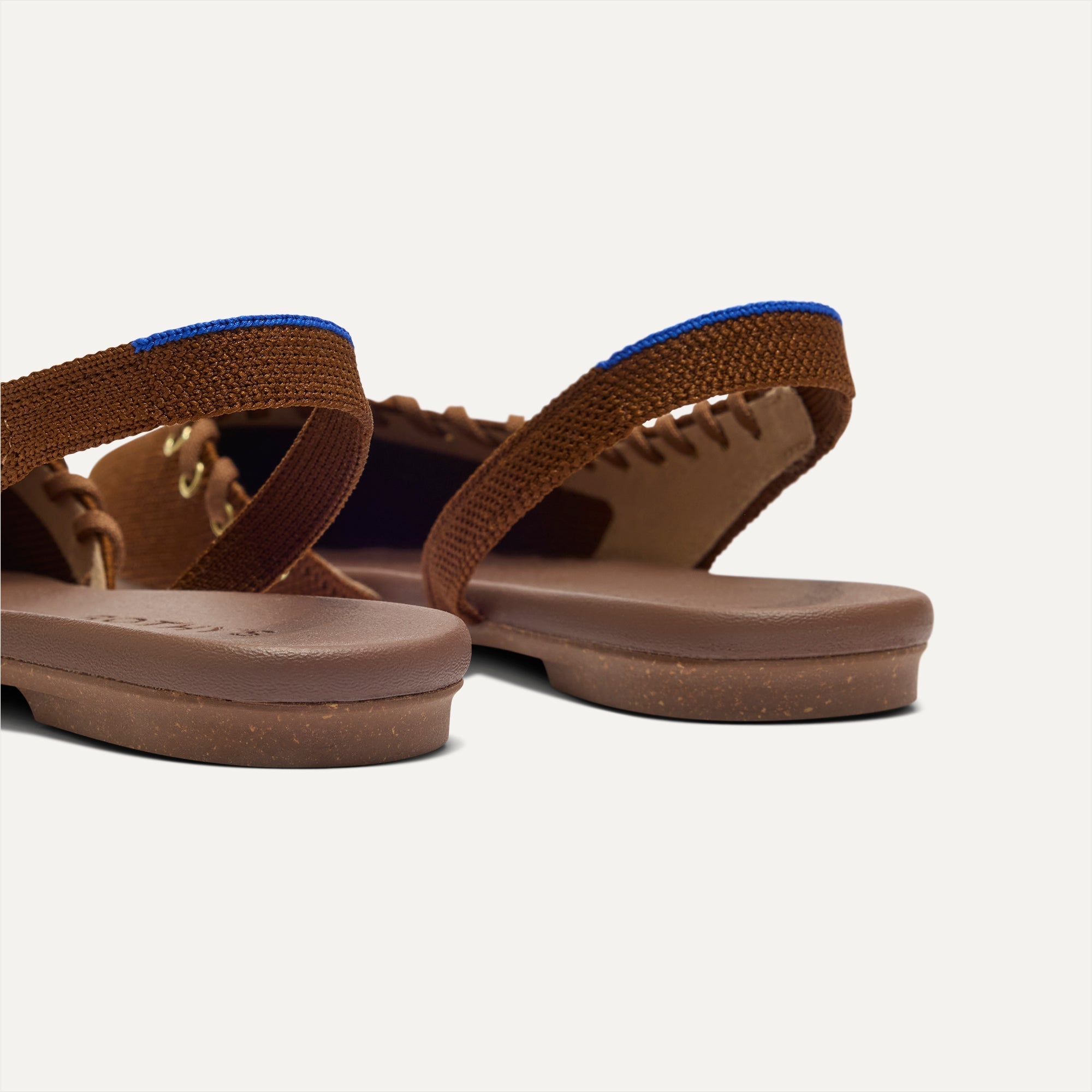 The Almond Slingback - Eyelet Russet