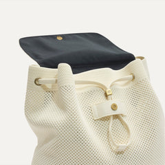 The Cinch Backpack - Coconut Crochet