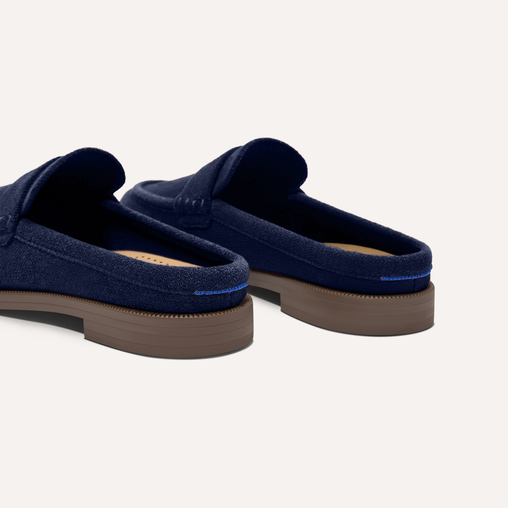 The Penny Loafer Mule - ReVelvet™ Navy