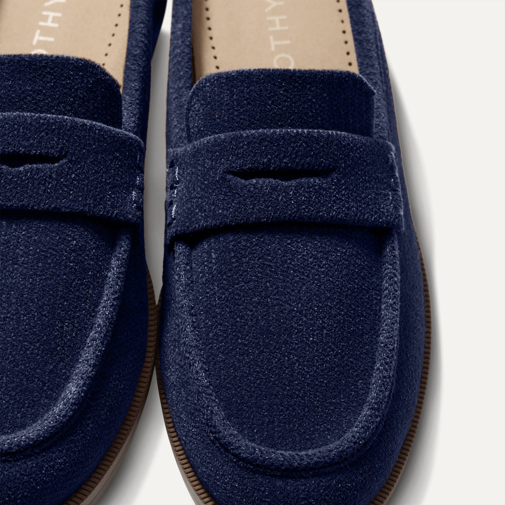 The Penny Loafer Mule - ReVelvet™ Navy