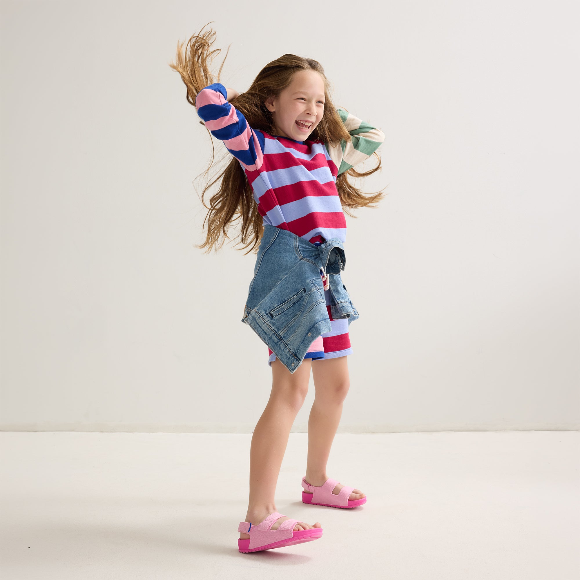 The Kids Double Strap Sandal - Tutu