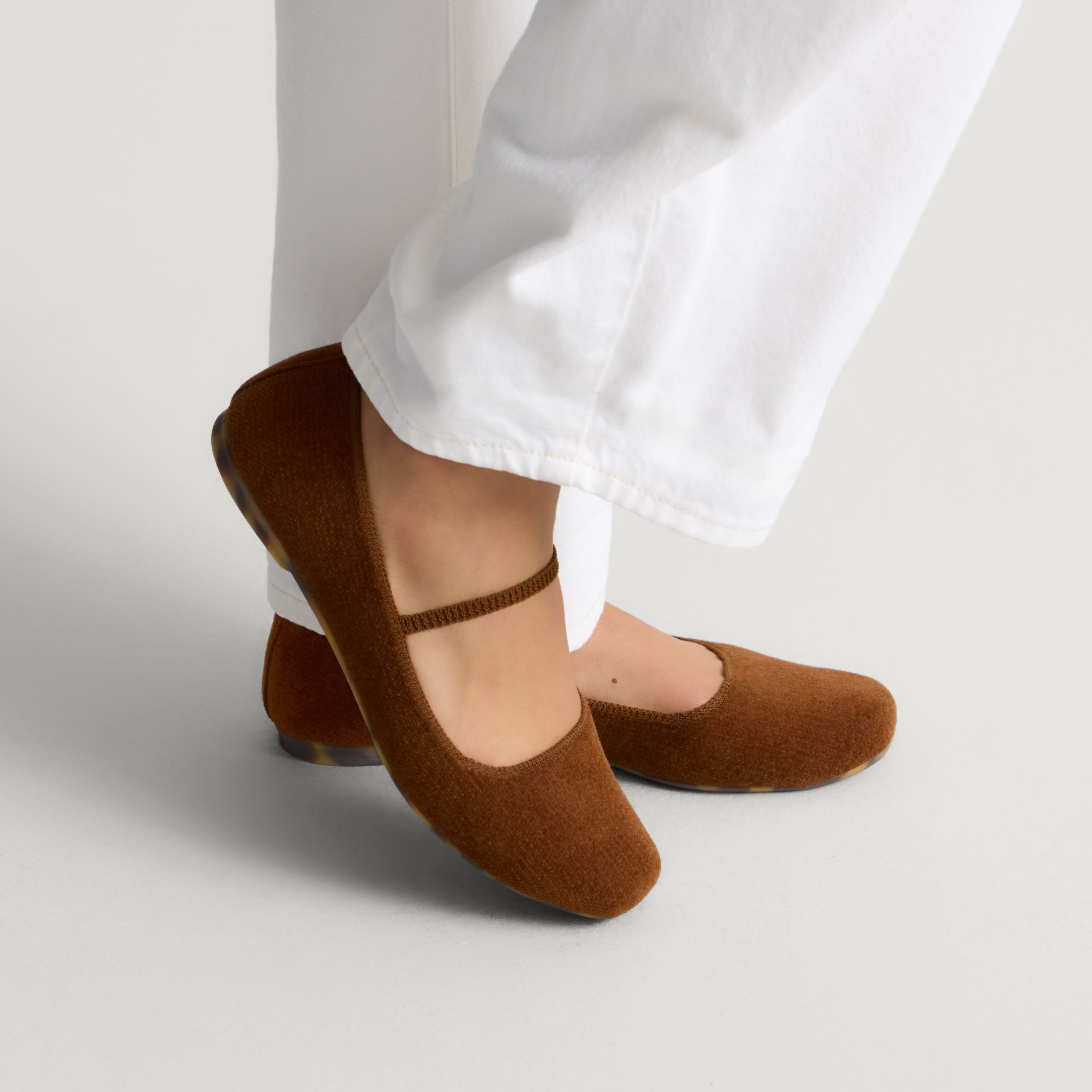 The Max Square Mary Jane - ReVelvet™ Russet