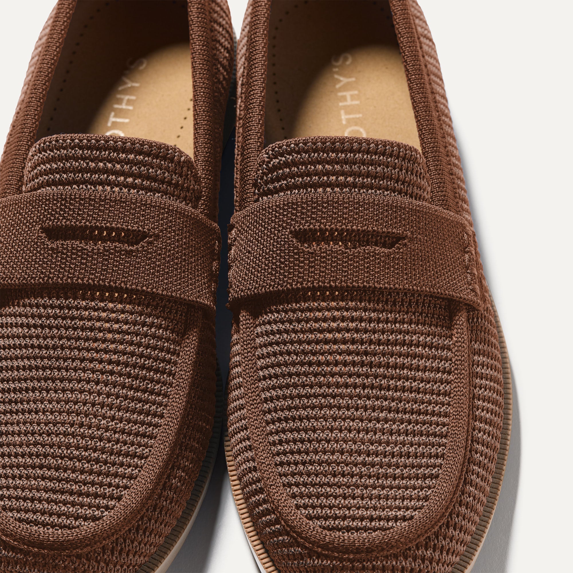 The Penny Loafer - Cinnamon Raffia-Knit