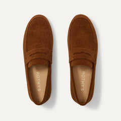 The Ravello Penny Loafer - ReVelvet™ Russet