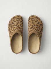 The Casual Clog - ReVelvet™ Khaki Cat