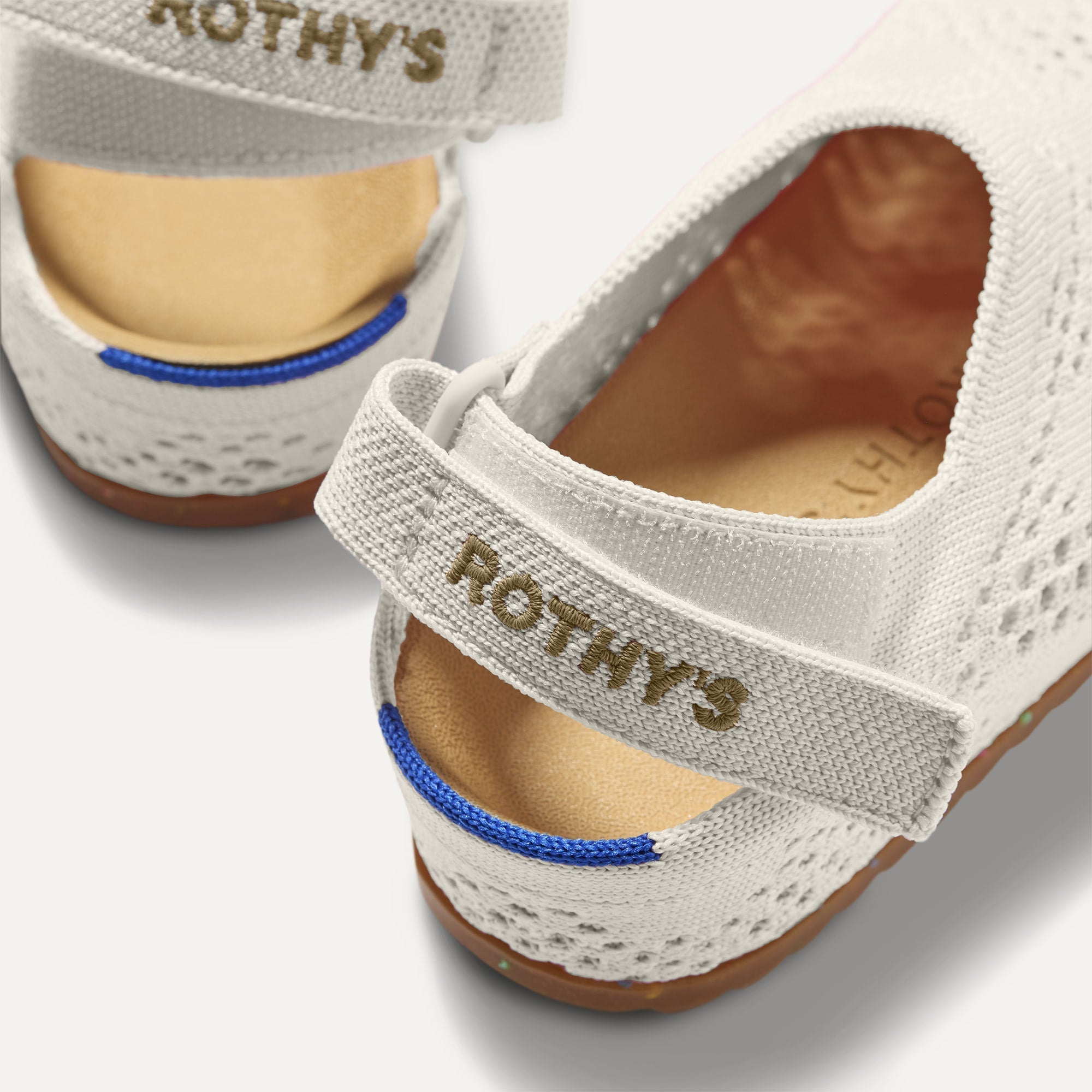 The Kids Clog - White Crochet