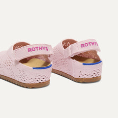 The Kids Clog - Pink Crochet