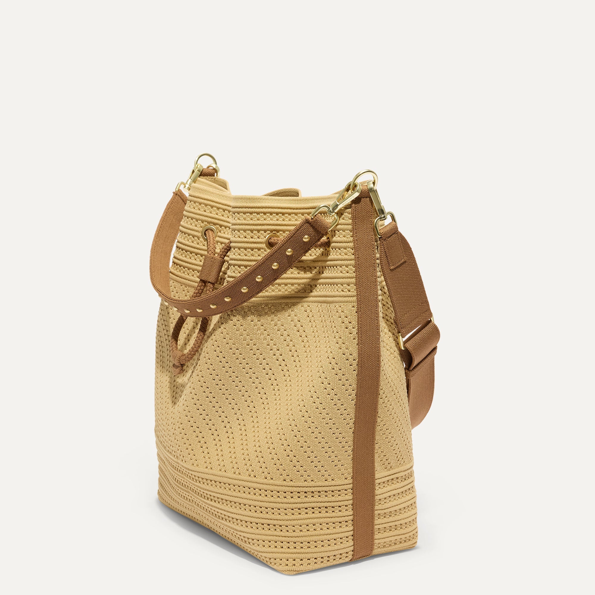 The Cinch Bucket Bag - Brown Butter Crochet