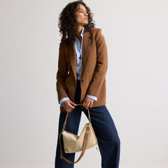 The Daily Crossbody - Macadamia Open-Knit